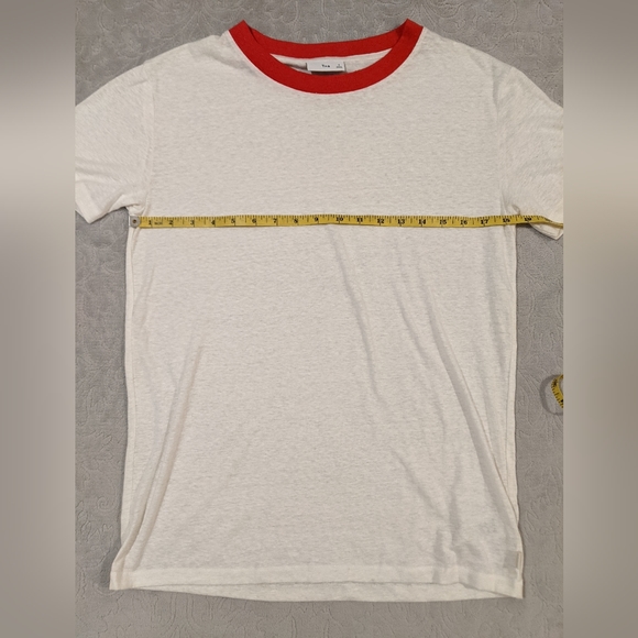 NWOT - Small - Aritzia - TNA - Scoop Neck T-Shirt with Red Collar - Picture 9 of 10